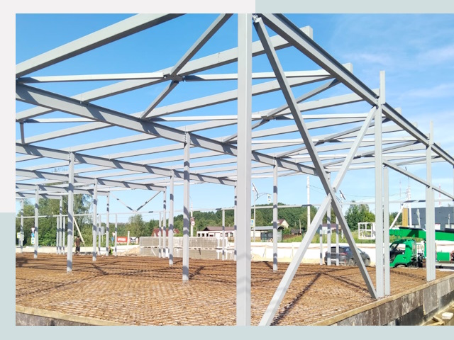 Строительство рынков в Колпине