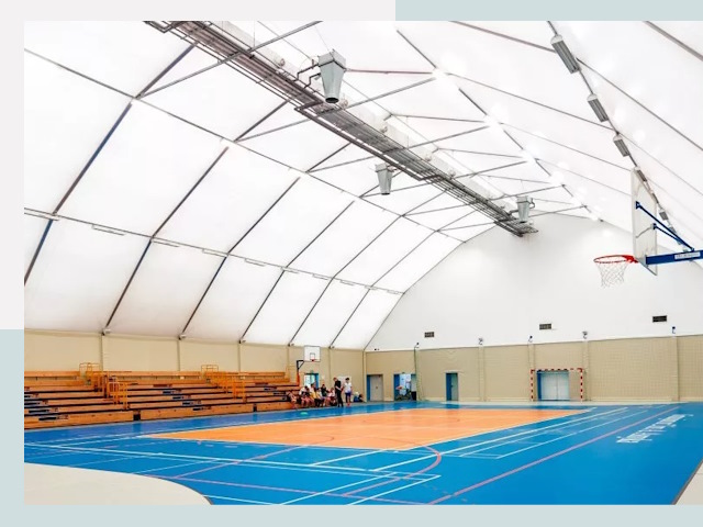 Строительство спортивных залов в Колпине