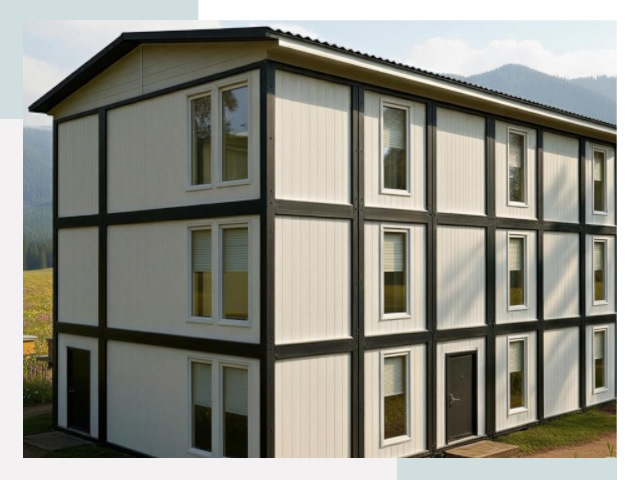 Модульные общежития в Колпине