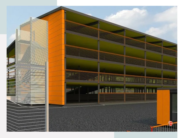 Многоуровневые паркинги в Колпине