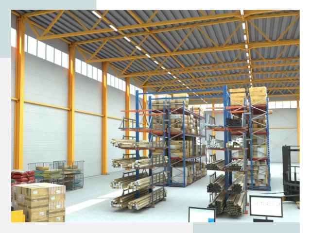 Типовые ангары в Колпине