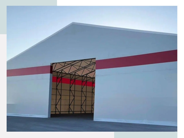 Быстровозводимые ангары в Колпине