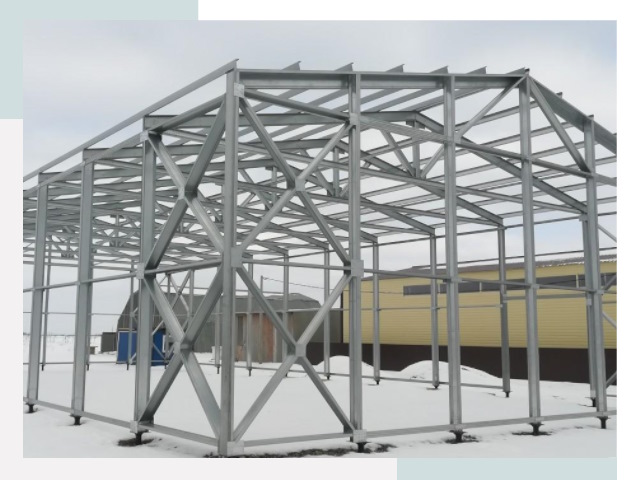 Каркасные ангары в Колпине