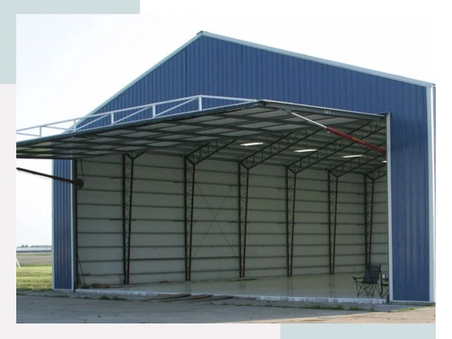 Прямо стенные ангары в Колпине