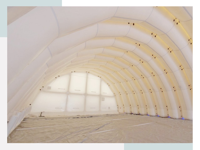 Пневмокаркасные ангары в Колпине