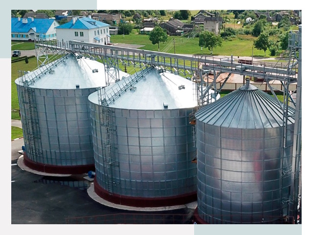 Металлические силосы в Колпине