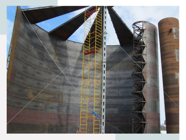 Строительство резервуаров в Колпине