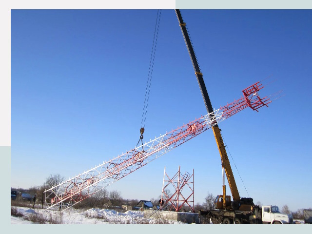 Строительство башен связи в Колпине от 619 руб.