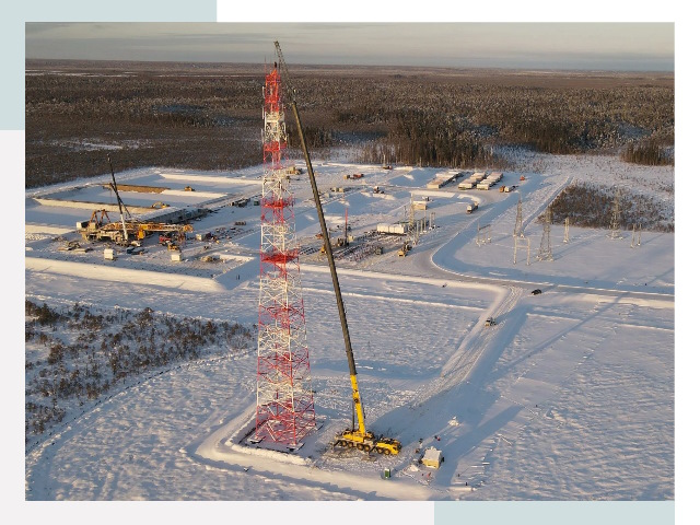 Мачты связи в Колпине