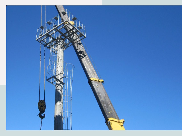 Монтаж осветительных мачт в Колпино от 619 руб.