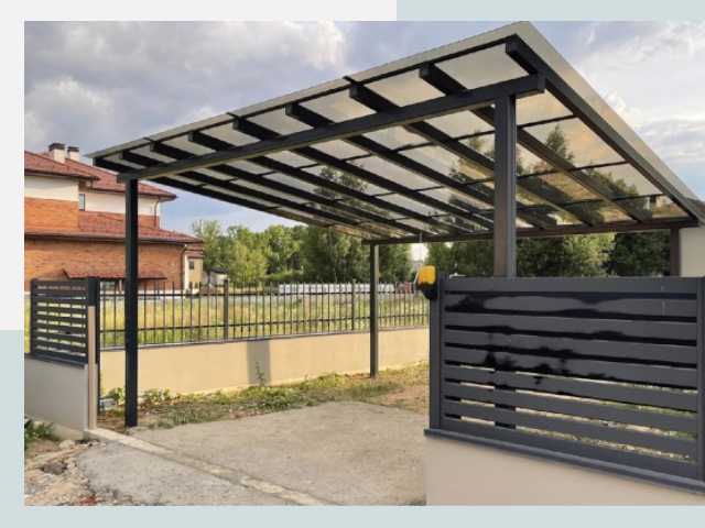 Металлические навесы в Колпино от 619 руб. за м²