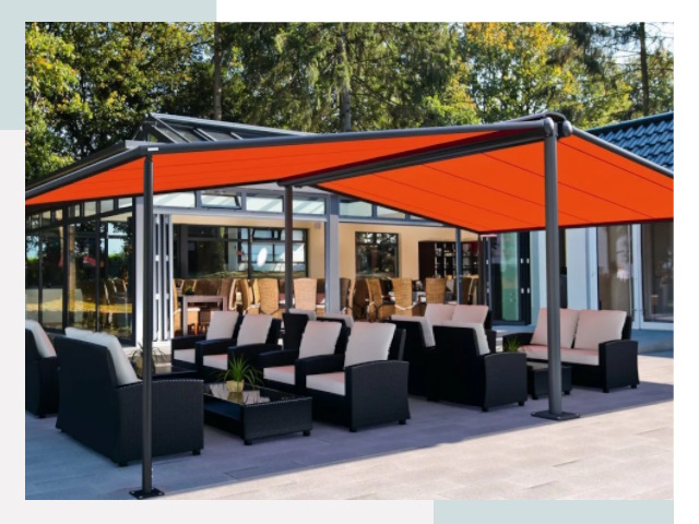 Навесы для кафе и ресторанов в Колпине