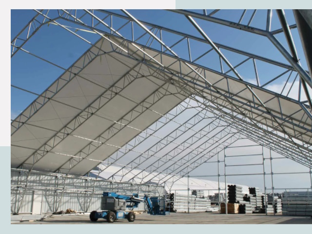 Каркасно-тентовые сооружения от СтальСтрой-Клп по цене 619 руб.