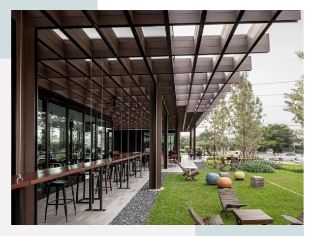 Летние веранды для кафе в Колпине