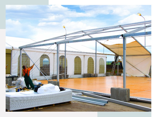 Быстро сборные шатры в Колпине