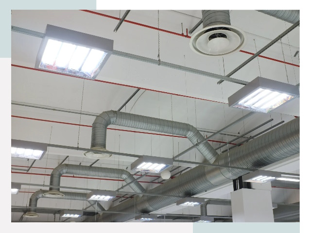 Вентиляция ангаров в Колпине