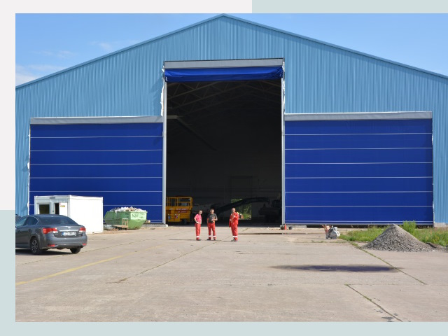 Ангарные ворота в Колпино от СтальСтрой-Клп по цене 619 руб.