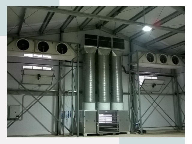 Инженерные системы для ангаров в Колпине