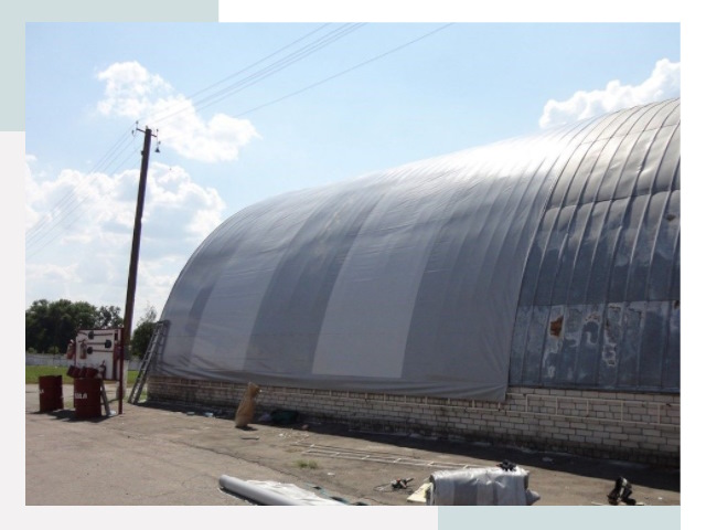 Ремонт ангаров в Колпине