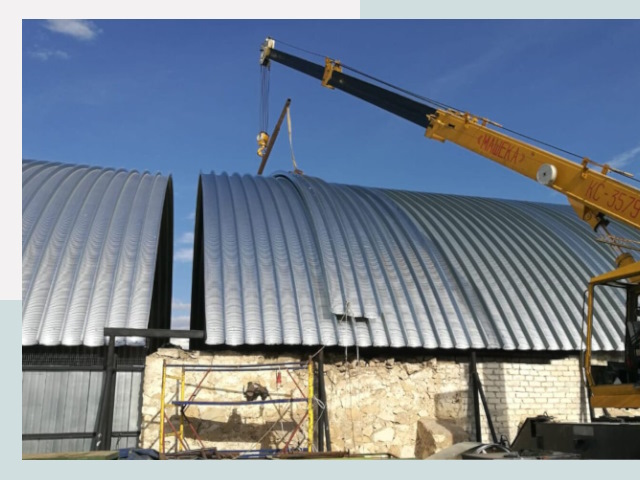 Реконструкция ангаров в Колпине от 619 руб.