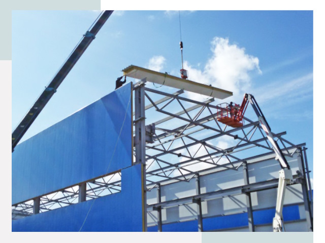 Монтаж сэндвич-панелей в Колпине