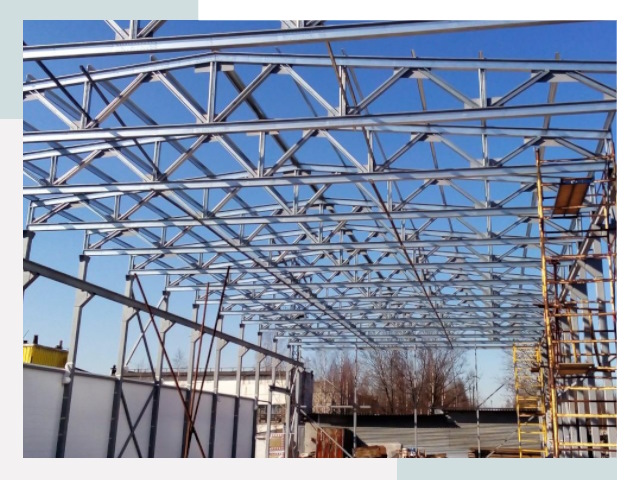 Металлокаркасы для складов в Колпине