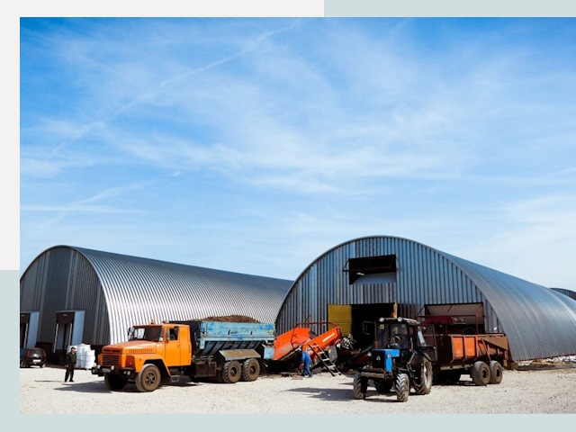 Ангары для спецтехники в Колпине